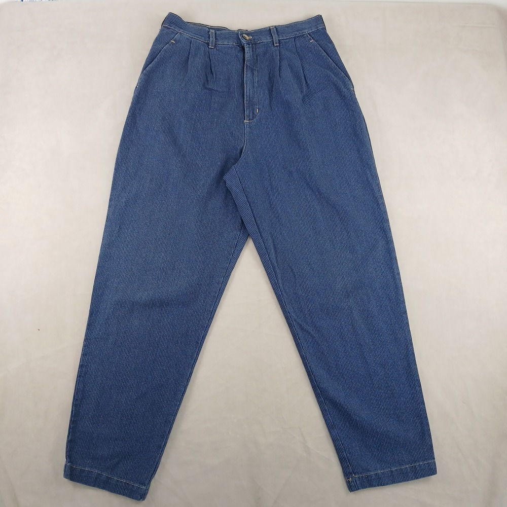 VTG Gloria Vanderbilt 14 30x30 Womens Jeans Pleated 90s Mom Barrel Leg Baggy